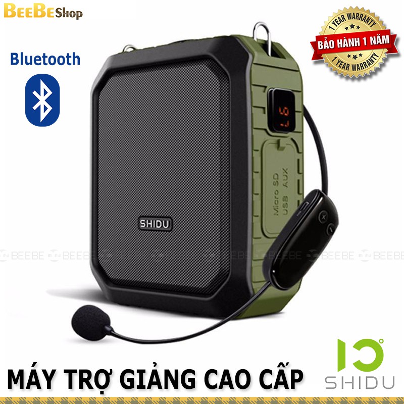 Shidu SD-S618 - Máy Trợ Giảng Không Dây UHF,Có Bluetooth (công suất 18w)