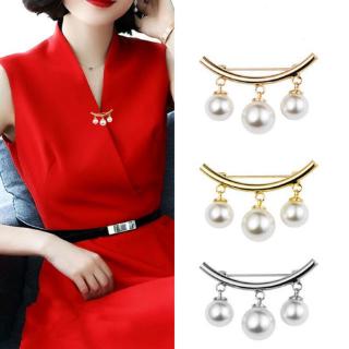 Ghim cài áo đính ngọc trai giả xinh xắn