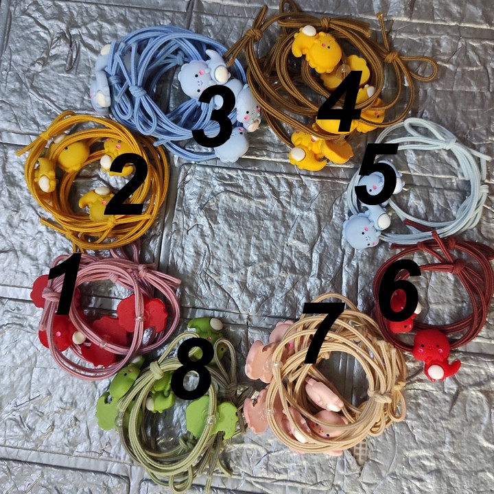 DÂY THUN CỘT TÓC BUỘC TÓC KHỦNG LONG BÉO CỰC ĐẸP DỄ THƯƠNG