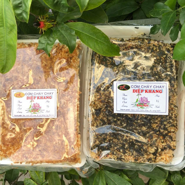 Combo cơm cháy chay Diệp khang gói 180g