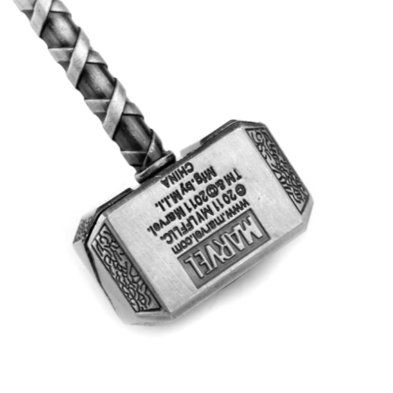[shafineVN]1pc Thor Hammer Keychain Mjolnir 1:1 Dark World Ragnarok Keyring Key Chain Ring