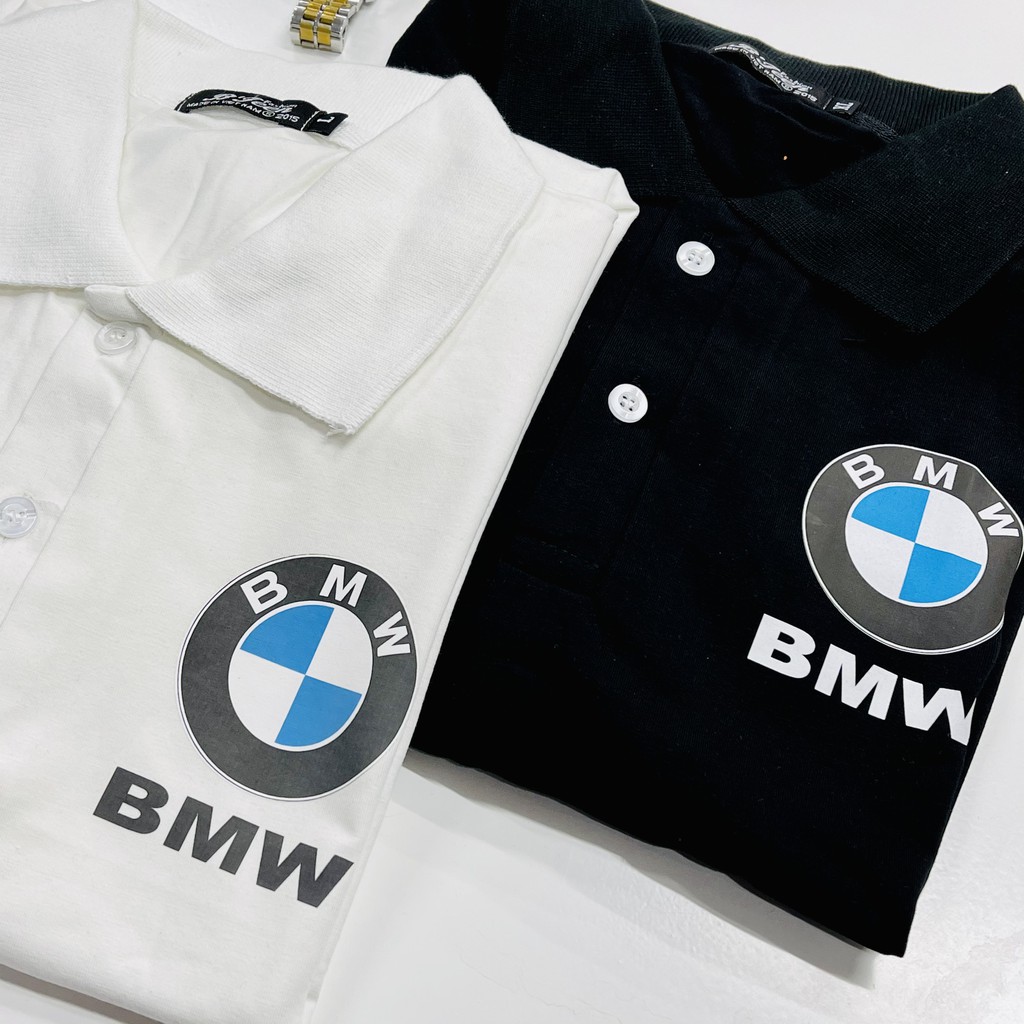 Áo thun Polo GẤU 194 BMW vải cá sấu Poly co dãn 4 chiều dày dặn form gerular fit | BigBuy360 - bigbuy360.vn