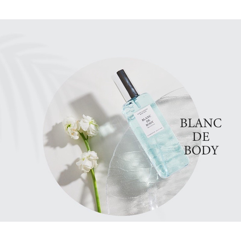 Nước hoa xịt thơm toàn thân W.DRESSROOM Blanc De Body Scent Layering Body Mist 100ml