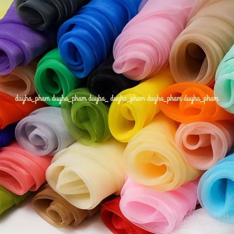 ⚡Bán sỉ⚡ Vải voan kính khổ 1mx1m5