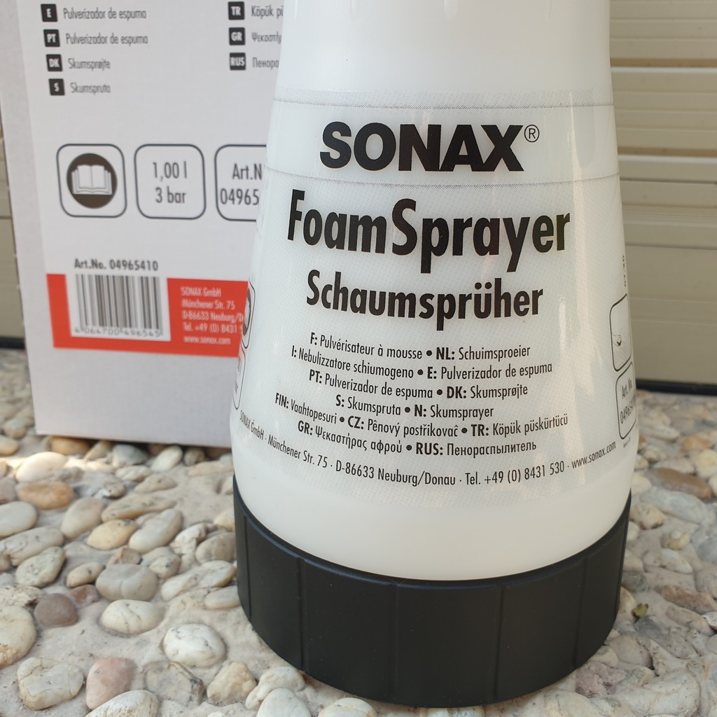 Bình xịt bọt tuyết rửa xe cầm tay 1lit - Sonax Foam Sprayer