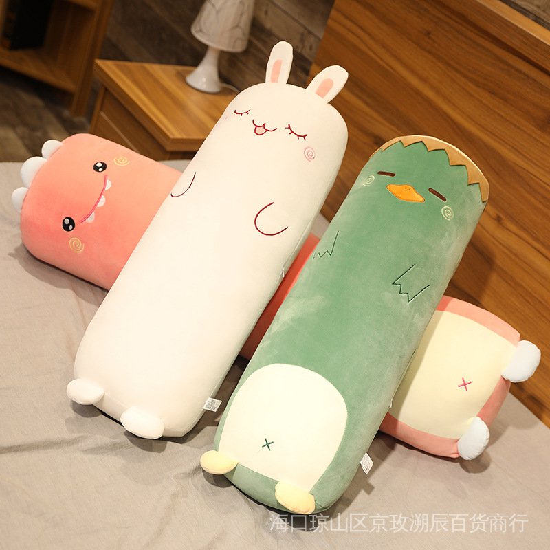 Gối Ôm Dài Họa Tiết Khủng Long Hoạt Hình Dễ Thương Xinh Xắn