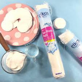 Bông tẩy trang Elkos 140 Miếng Đức