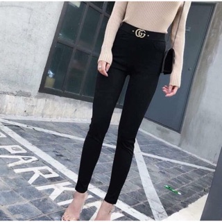 Quần Legging Cạp Cao Đinh chữ GC