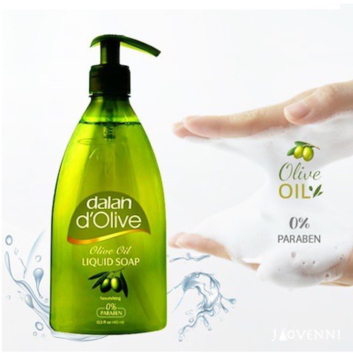 Xà Phòng Rửa Tay Dalan Dầu Olive - Dalan Dolive Olive Oil Liquid Soap 400ml