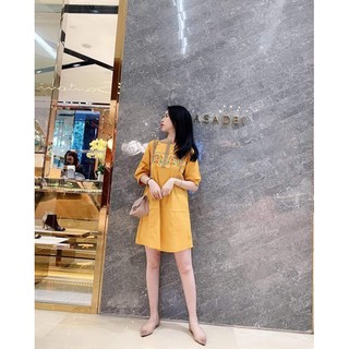 Đầm suông thổ cẩm