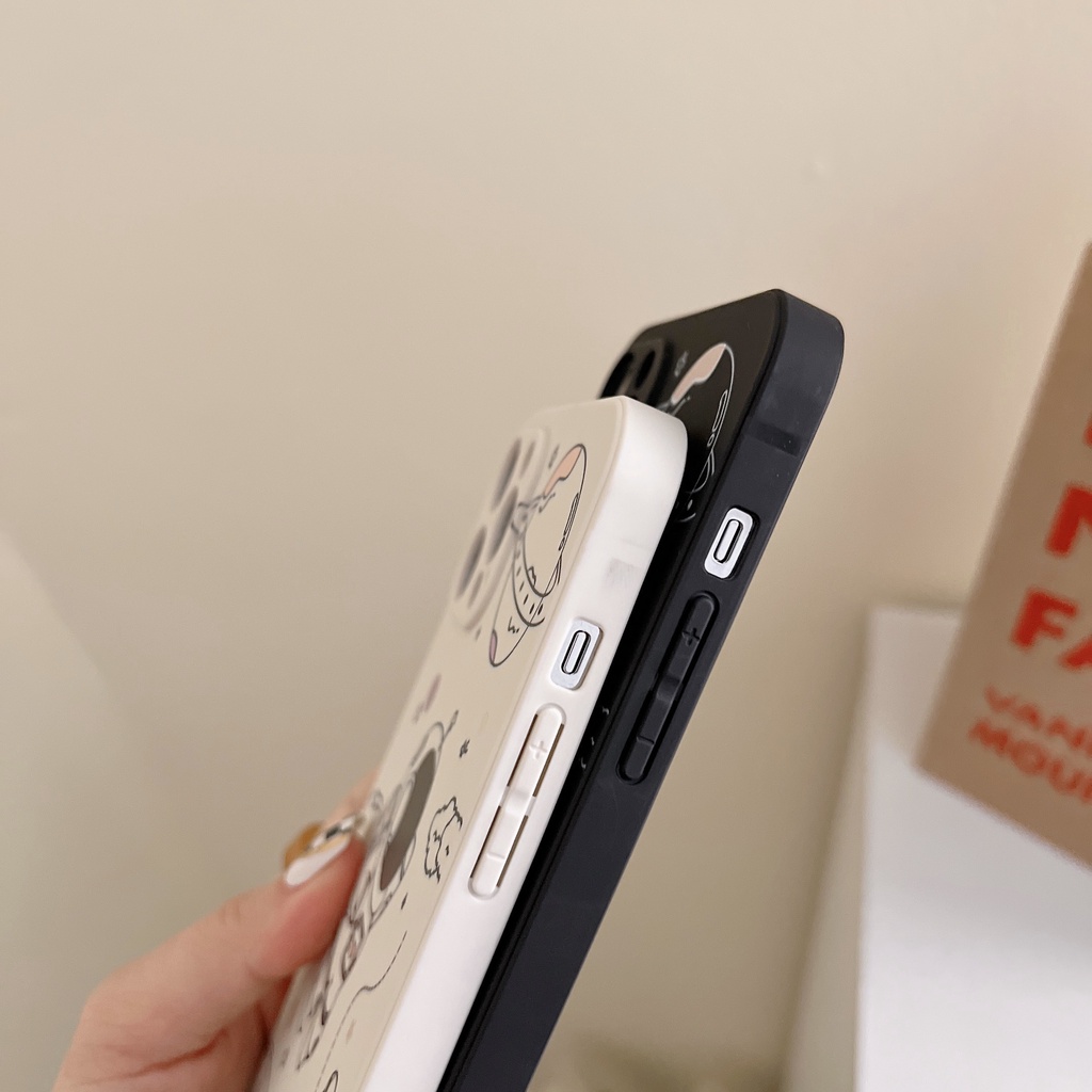Ốp Điện Thoại Silicone Mềm Họa Tiết Phi Hành Gia Cho iPhone 14 13 12 11 Pro Max Mini XS XR X 8 7 6 6S Plus + SE 2020