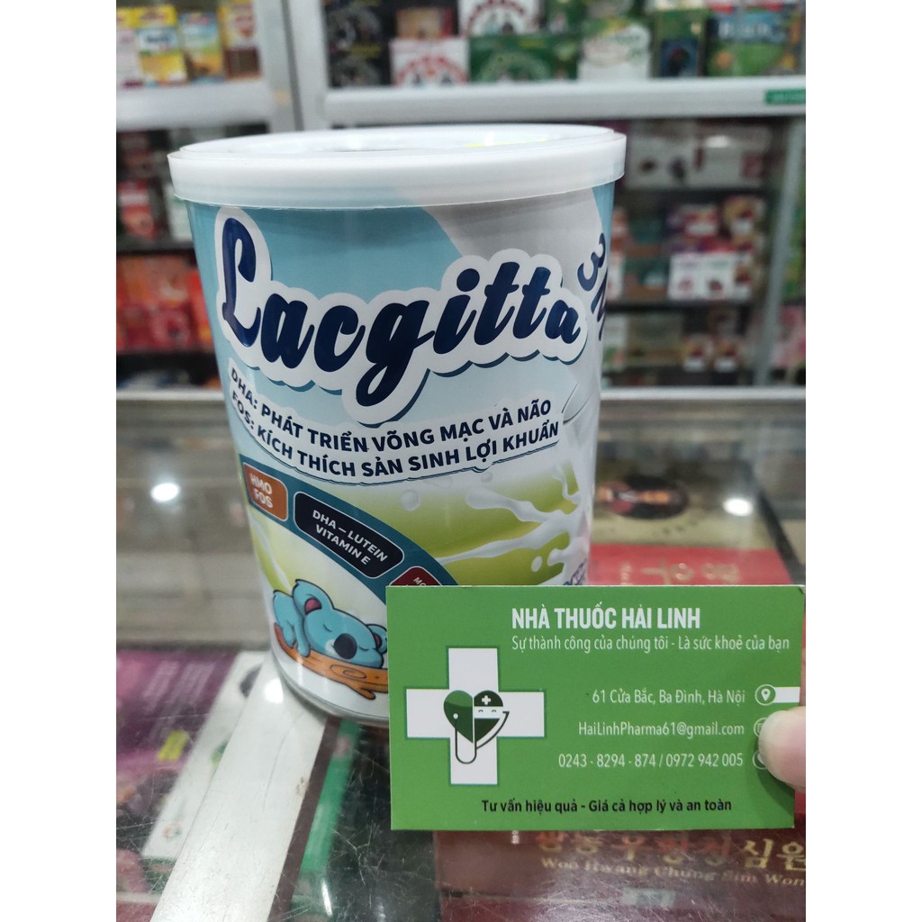 Sữa bột tăng cân cho bé Lacgitta 3M⚡Nguyên liệu New Zealand⚡Hộp 400g giúp bé tăng cân khỏe mạnh bổ sung dinh dưỡng