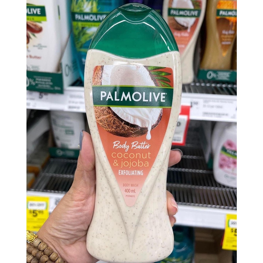 Sữa Tắm Tẩy Tế Bào Chết,Dưỡng Ẩm Palmolive Nội Địa Úc 400ml