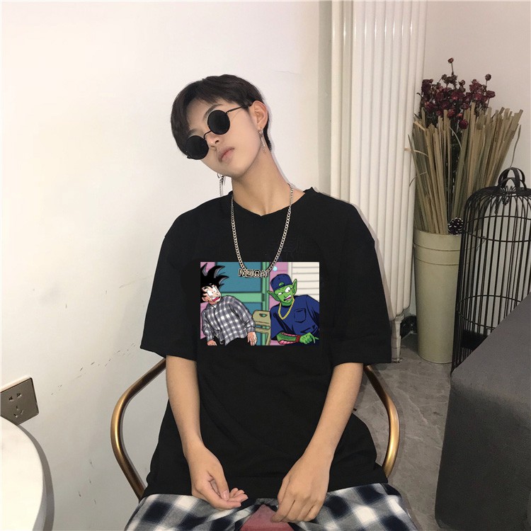 ÁO THUN TAY LỠ NAM NỮ SONGOKU FUNNY