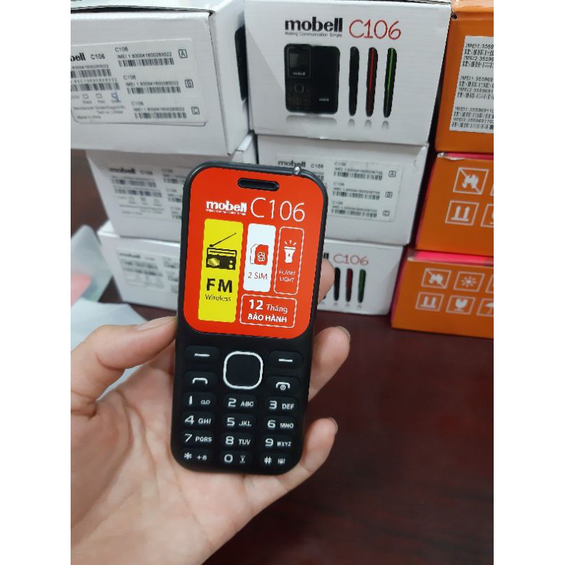 điện thoại giá rẻ 2sim Mobell c106