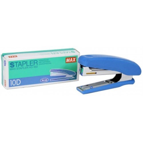 Bấm kim 10 bỏ được 2 thanh kim  Max HD-10D bấm mút đầu Stapler