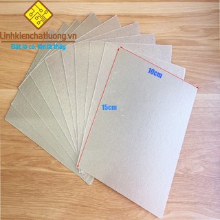 10 tấm chắn sóng lò vi sóng 10x15cm dày 0.5mm