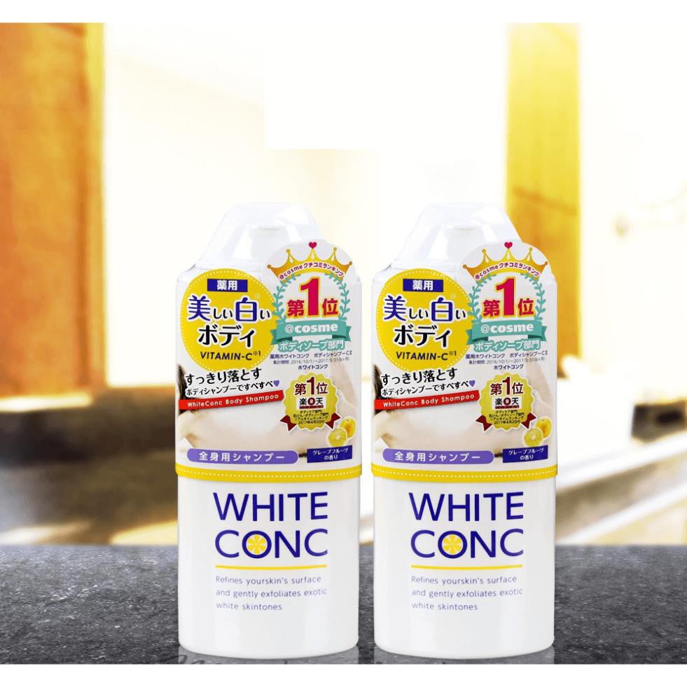 Sữa Tắm WHITE CONC Nhật Bản, Kem Dưỡng Trắng WHITE CONC, Tẩy Tế Bào Chết WHITE CONC