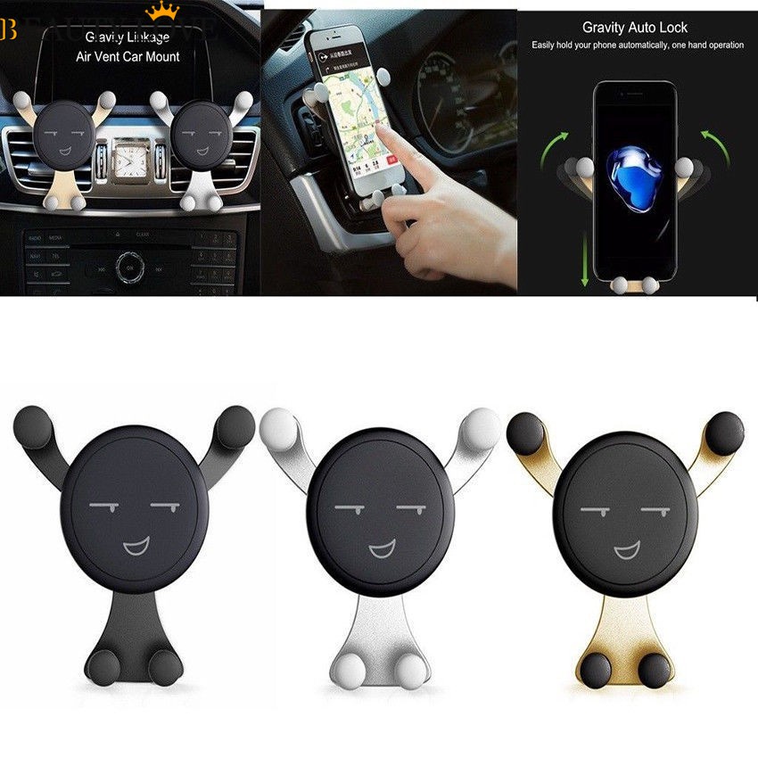 Giá Đỡ Điện Thoại 4.0-6.0 inch Gắn Lỗ Thông Gió Xe Hơi Xoay 360 Độ Tiện Dụng