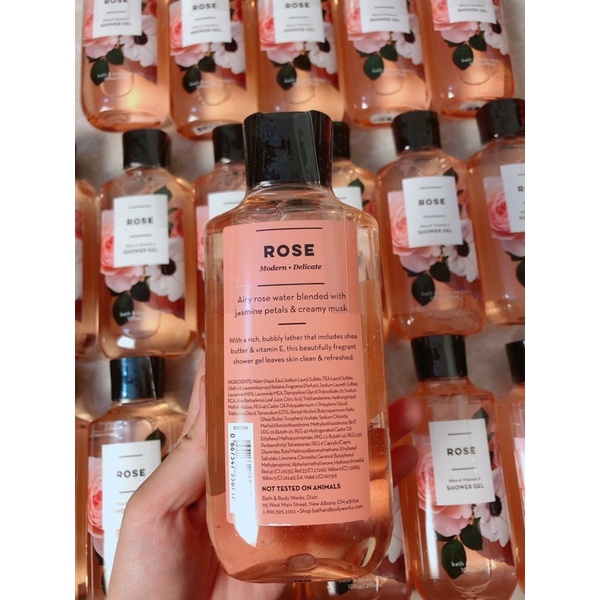 [Bill Mỹ] SỮA TẮM HƯƠNG HOA HỒNG ROSE - BATH BODY WORKS