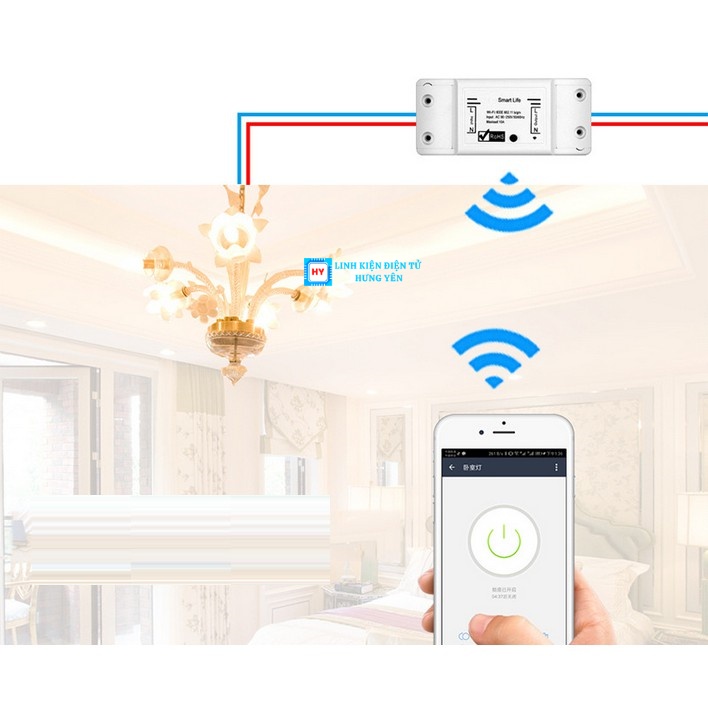 Công Tắc Thông Minh Điều Khiển Từ Xa Qua WIFI, 3G, 4G