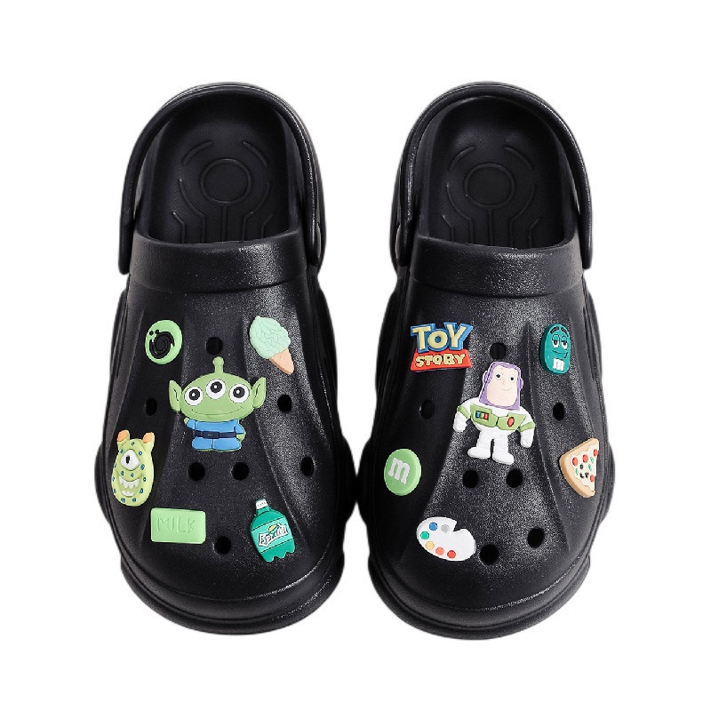 crocs Sticker shoes sticker for cross sandalsDép Crocs Quai Chéo Bằng Eva Chống Trượt Thời Trang Đi Biển Cho Nữ