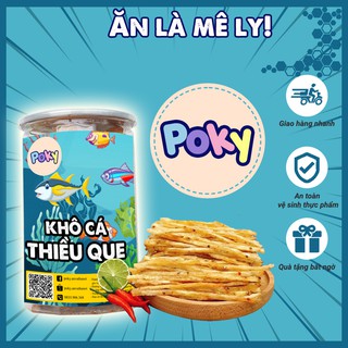 Khô cá thiều que cắt sợi tẩm gia vị 200gram, đặc sản Phú Quốc. Poky ăn vặt Hà Nội