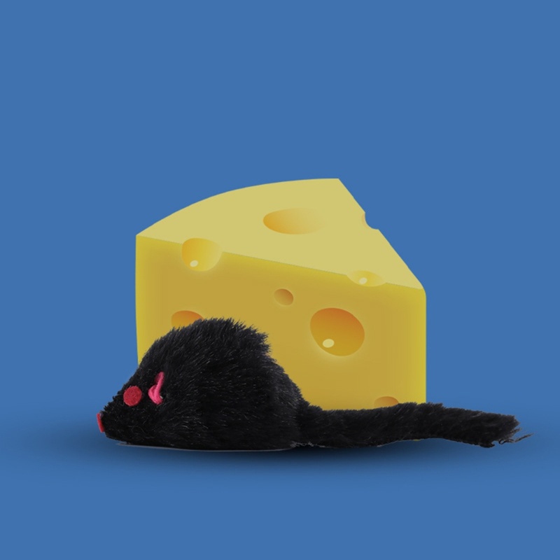 Chuột Nhồi Bông Đồ Chơi Mềm Mại Cho Mèo Cưng