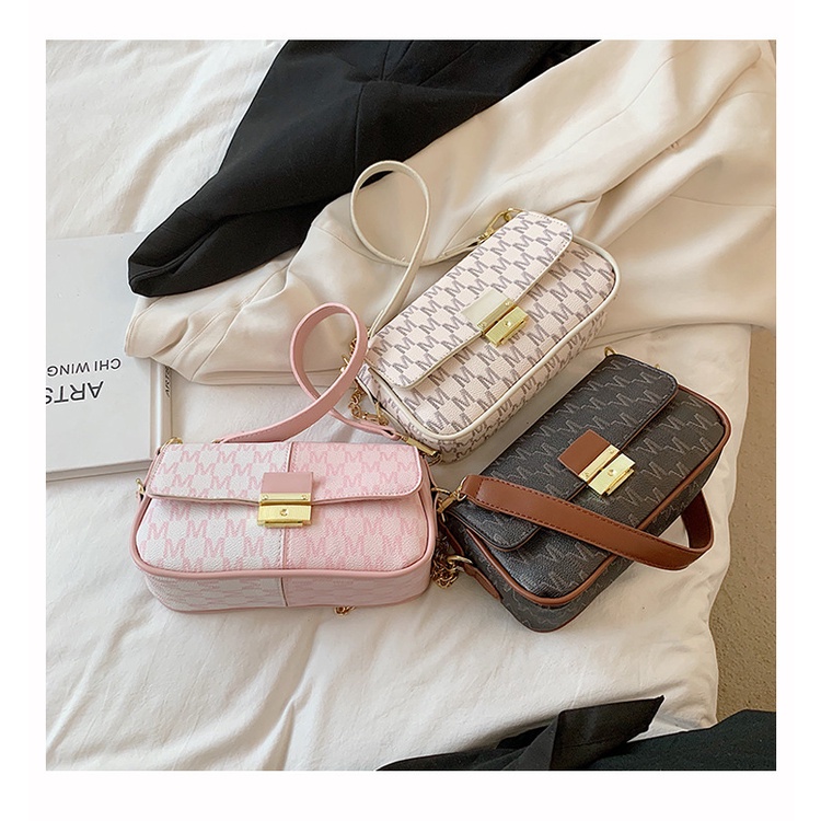 ( SẴN) Túi Xách Nữ Túi Đeo Vai Chữ Nhật Phiên Bản Hàn Quốc Sang Chảnh Số 1 Da Quảng Châu Cao Cấp B027