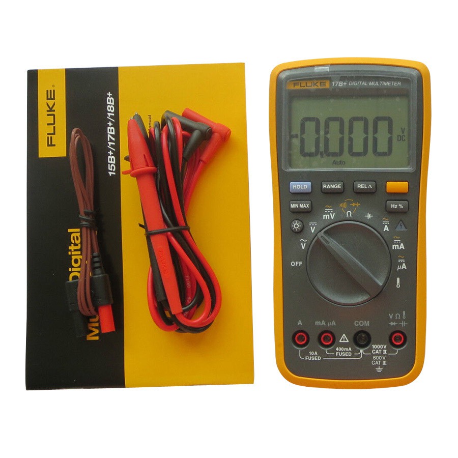 Đồng hồ vạn năng Fluke 17B+ chuẩn sịn, dây đo sịn hãng
