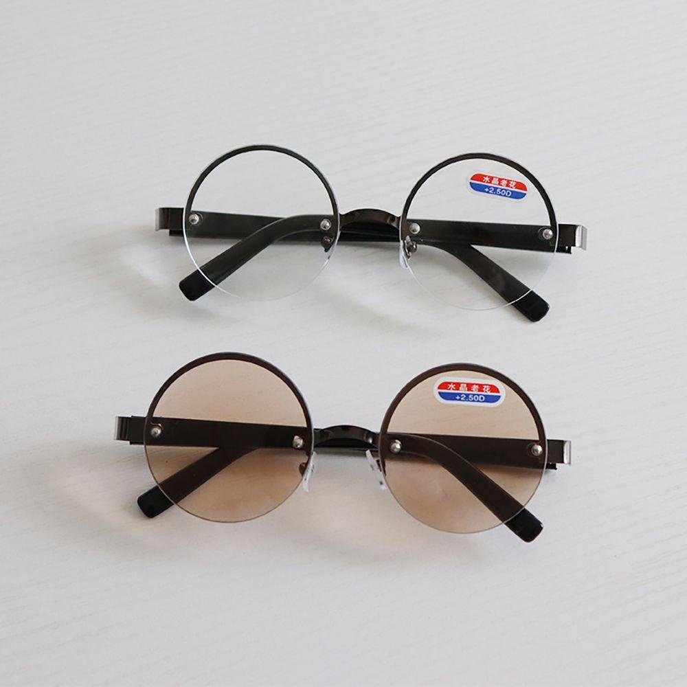 Kính Đọc Sách Gọng Tròn Chống Bức Xạ Chống Bức Xạ Bằng Nhựa Resin Cho Nam Và Nữ