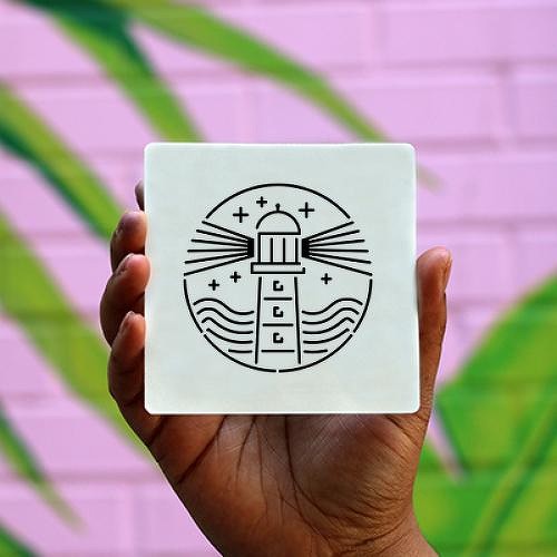 Khuôn decal tòa tháp