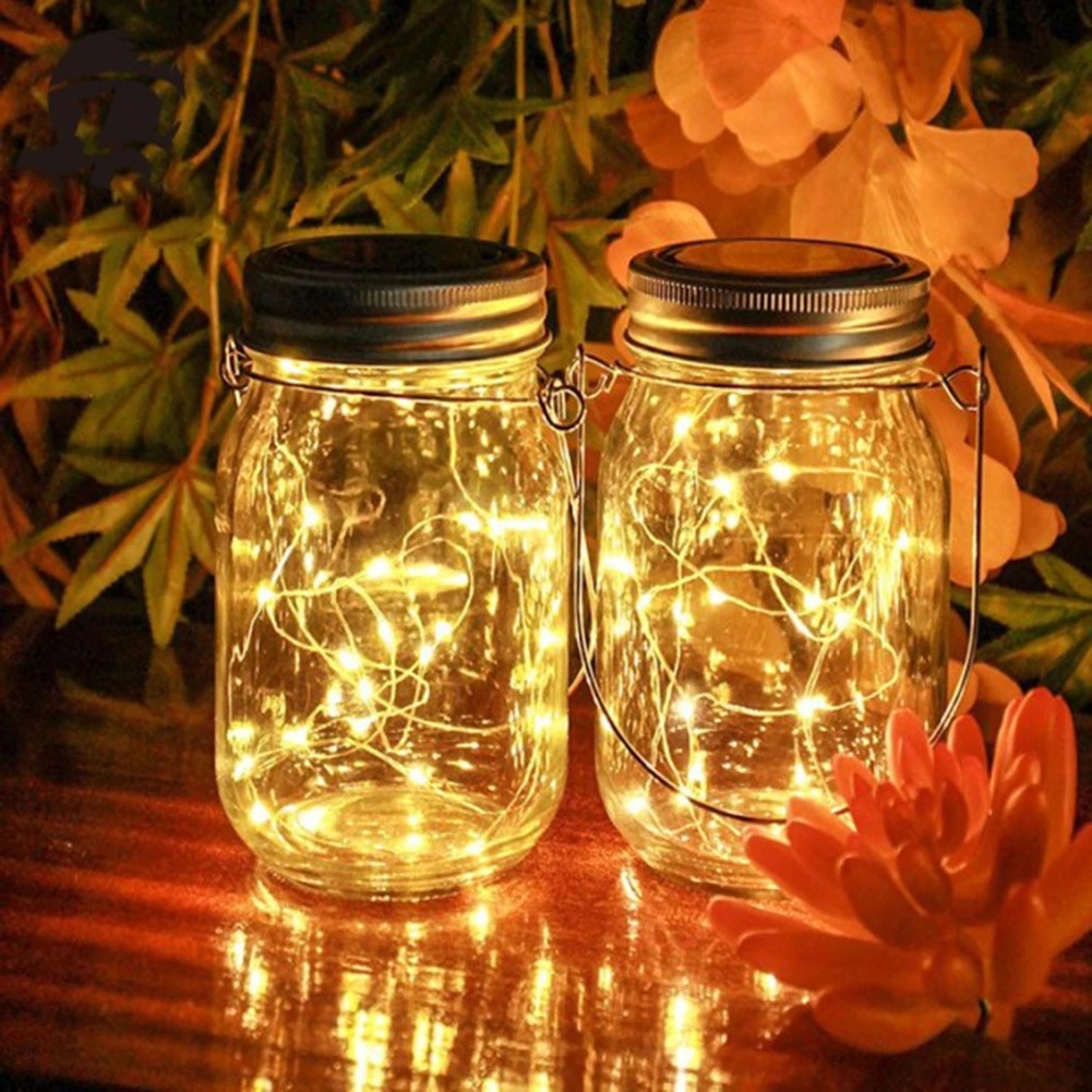 Dây Đèn Led Trang Trí Nắp Chai Chạy Bằng Năng Lượng Mặt Trời