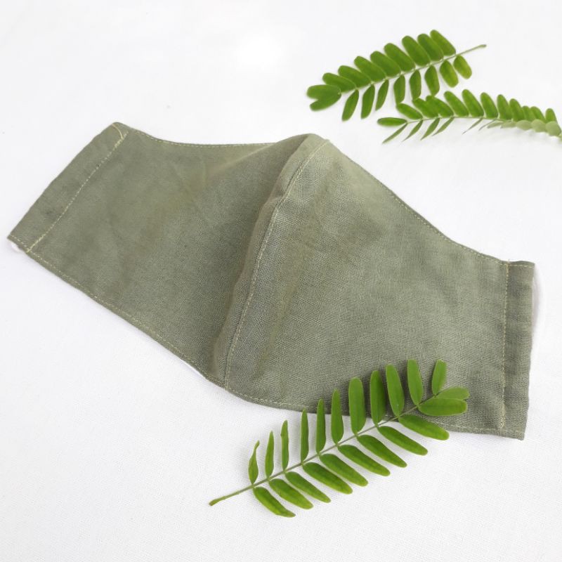 Khẩu trang Linen 3 lớp, thoáng mát, dịu cho da 🌿🌿🌿 | BigBuy360 - bigbuy360.vn