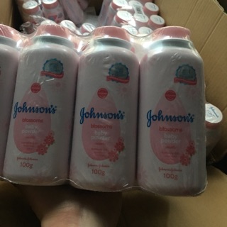 Phấn Rôm Hồng johnson baby 100g