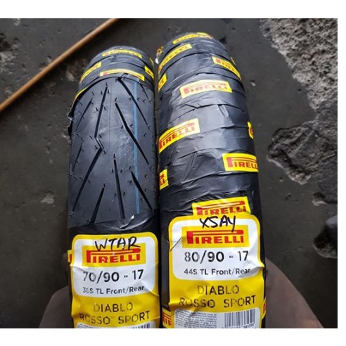 Vỏ PIRELLI rosso sport chính hãng 17in đủ loại xe