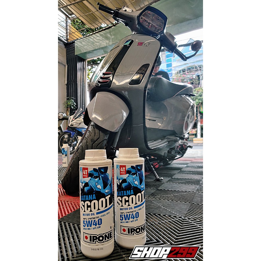 Nhớt Xe Tay Ga Cao Cấp Ipone Katana Scoot 5W40