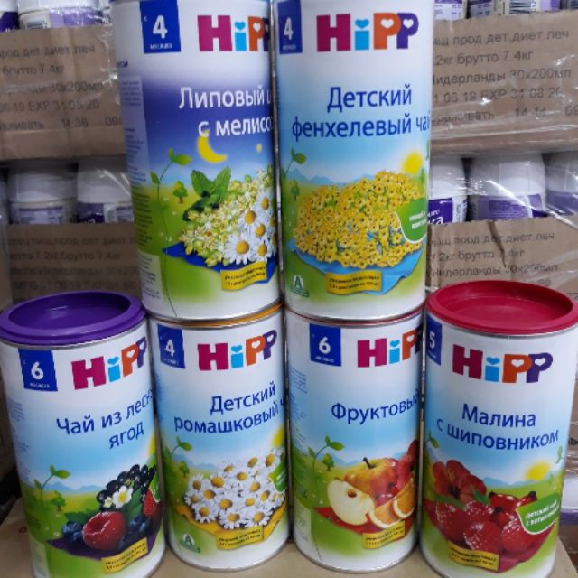 Trà hipp hoa quả nội địa Nga date 9/2022