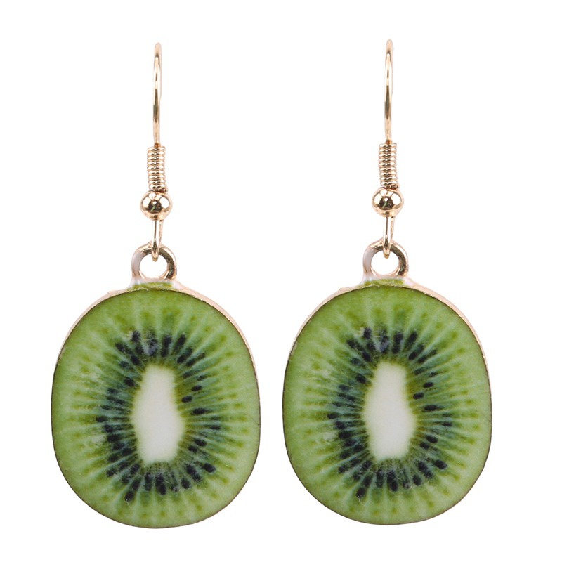 Cặp hoa tai hình trái cây dạng treo xinh xắn thời trang dành cho nữ