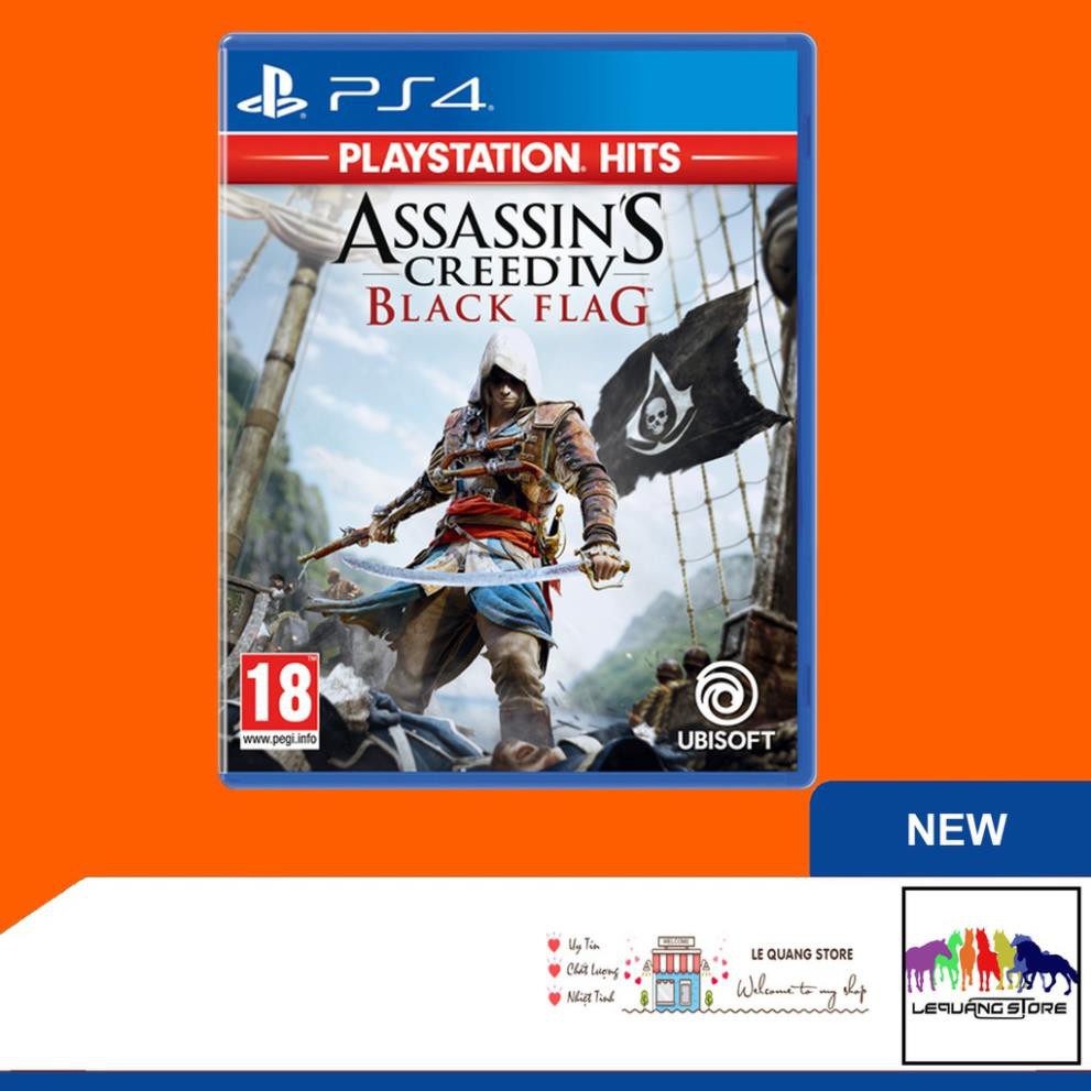 Đĩa game PS4: Assassin's Creed IV Black Flag
