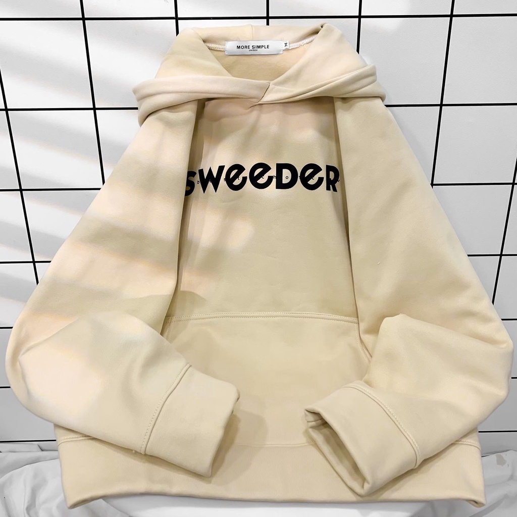 Áo Khoác Hoodie Form Rộng Unisex WED Vải Nỉ Bông Dày Dặn Chữ Dập Nổi - Tuni Store | WebRaoVat - webraovat.net.vn