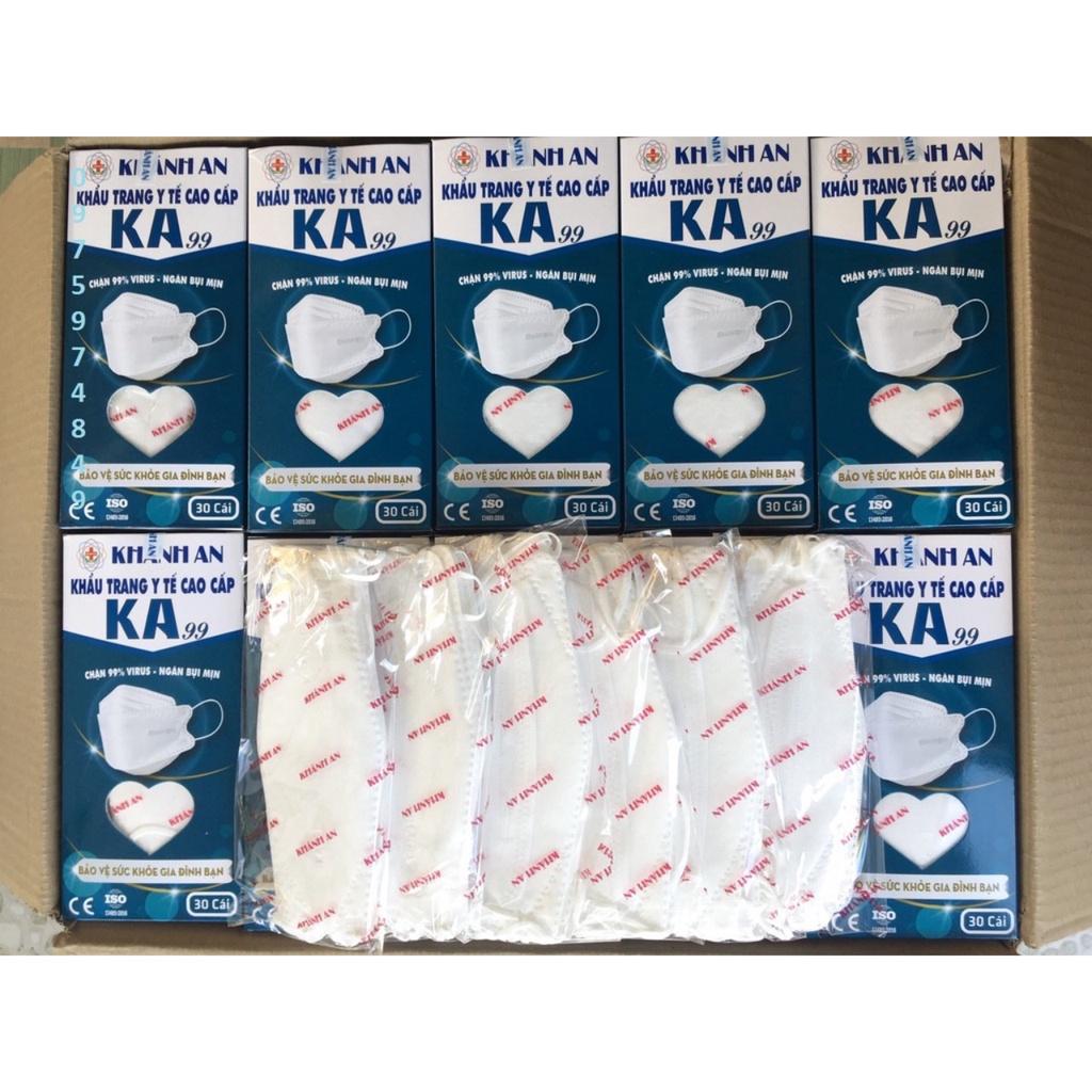 KHẨU TRANG KHÁNH AN KF99 HỘP 30 CÁI