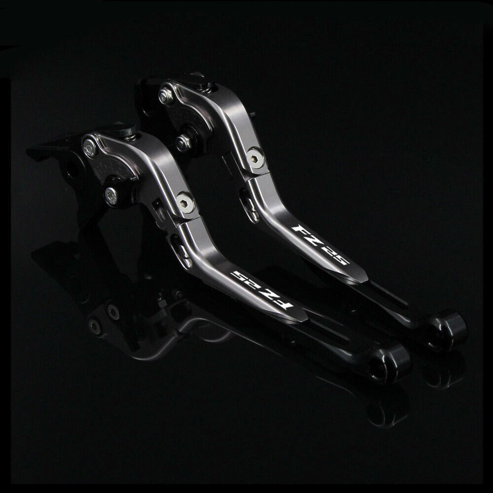 Motorcycle CNC Adjustable Folding Extendable Brake Clutch Levers For YAMAHA FZ25 FZ 25 2017-2018  LOGO (FZ 25)