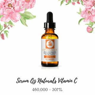 Serum Vitamin C OZ Natural hàng chuẩn đã có hàng. Kết hợp cực đỉnh sau khi lăn kim