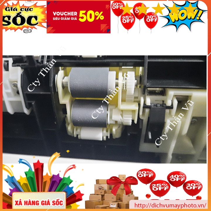 Bộ quả cao su kéo giấy máy in màu Epson C5210 C5290 hàng đẹp đảm bảo chuẩn chất lượng Kholinhkienmayin