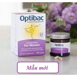 Men vi sinh Optibac tím Optibac Probiotics For Women chuẩn nội địa UK