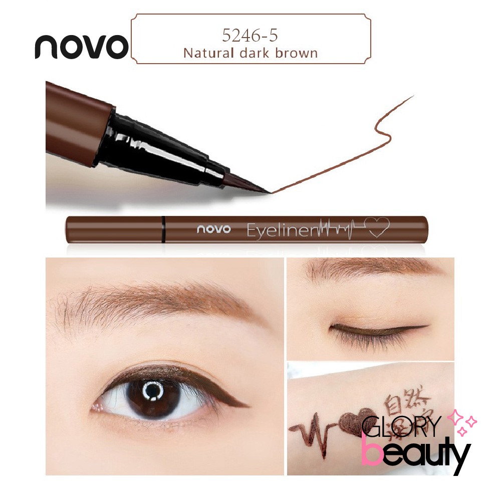 (hàng Mới Về) Bút Kẻ Mắt Novo 6 Màu Tùy Chọn Chống Nước Không Phai Tiện Dụng | BigBuy360 - bigbuy360.vn
