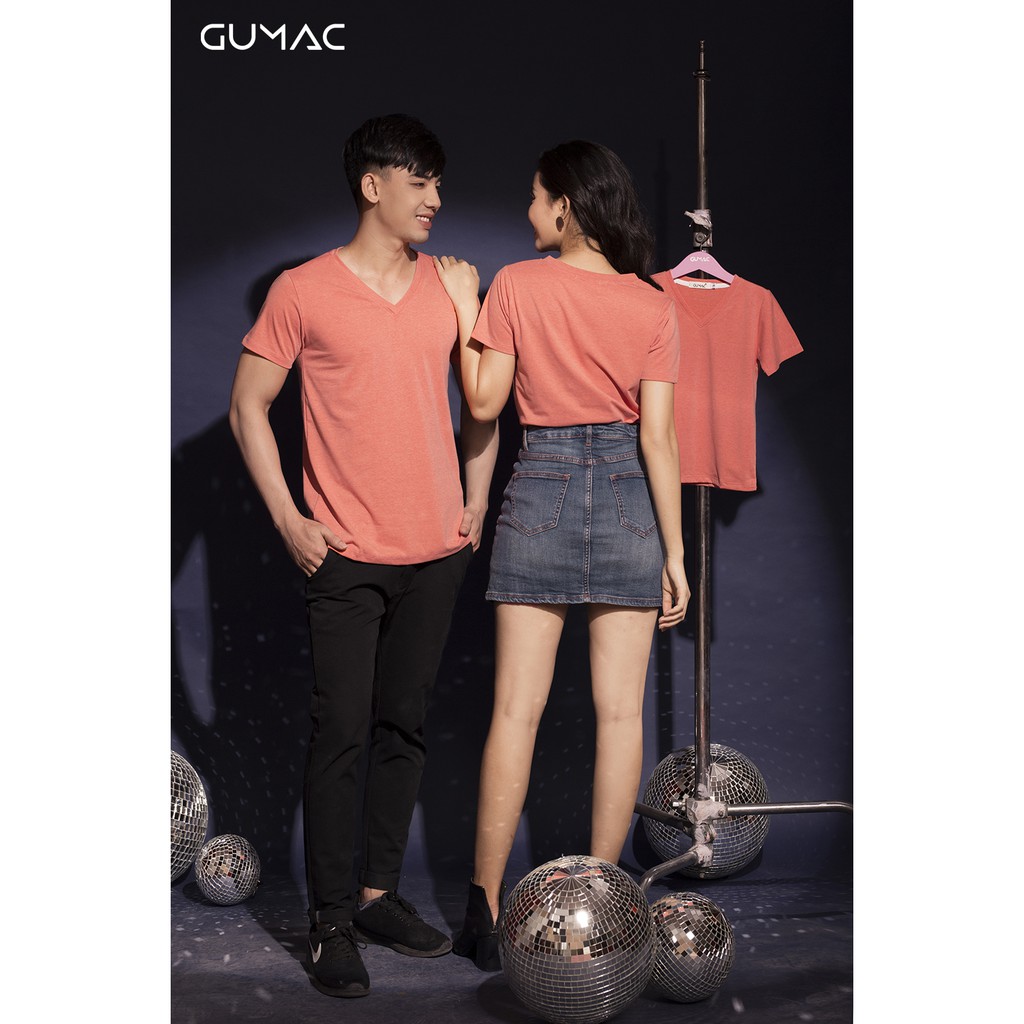 [Mã WABRGU100 giảm 15% đơn 249K tối đa 100k] Áo thun cổ tim cơ bản cho bé GUMAC ATK12021 | BigBuy360 - bigbuy360.vn