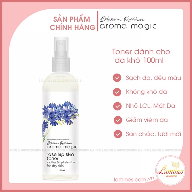 Toner Aroma Magic Dành Cho Da Khô | Aroma Magic Rose Hip Skin Toner 100ml