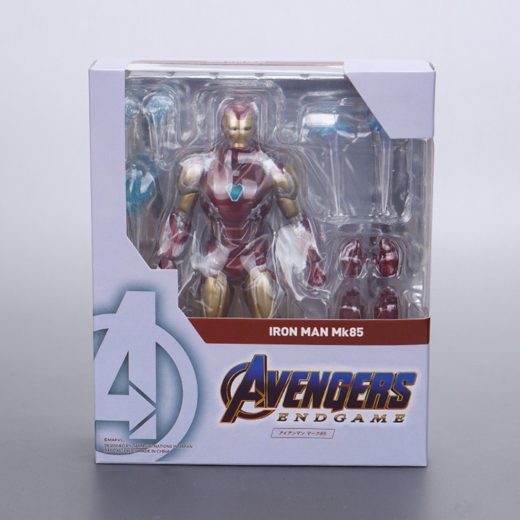 Mô Hình Nhân Vật Iron Man Mark 85 Endgame SHF Có Khớp Cử Động